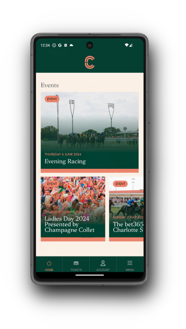 mobile app chelmsford city racing.